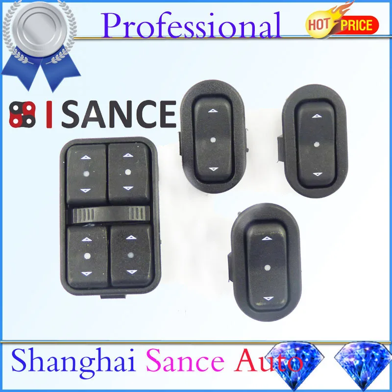 Комплект электрических оконных выключателей Isance 90561086 90561388 для Vauxhall Opel Astra G Zafira A