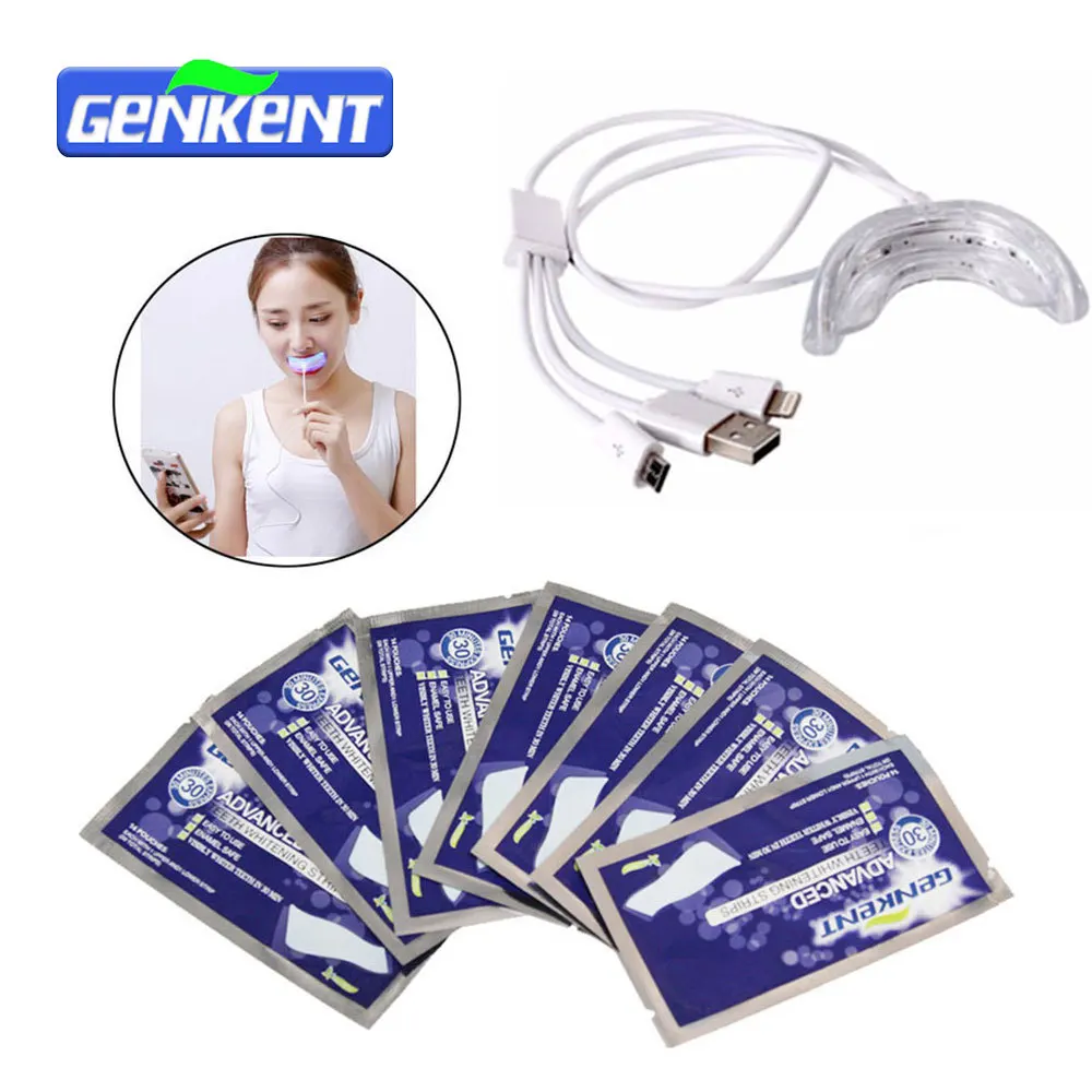 New Teeth Whitening Device Set 1PCS Smart 3USB LED for