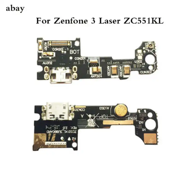 Replacement Parts For Asus Zenfone 3 Laser Zc551kl Dock Connector Micro Usb Charger Charging Port Flex Cable Microphone Board Mobile Phone Flex Cables Aliexpress