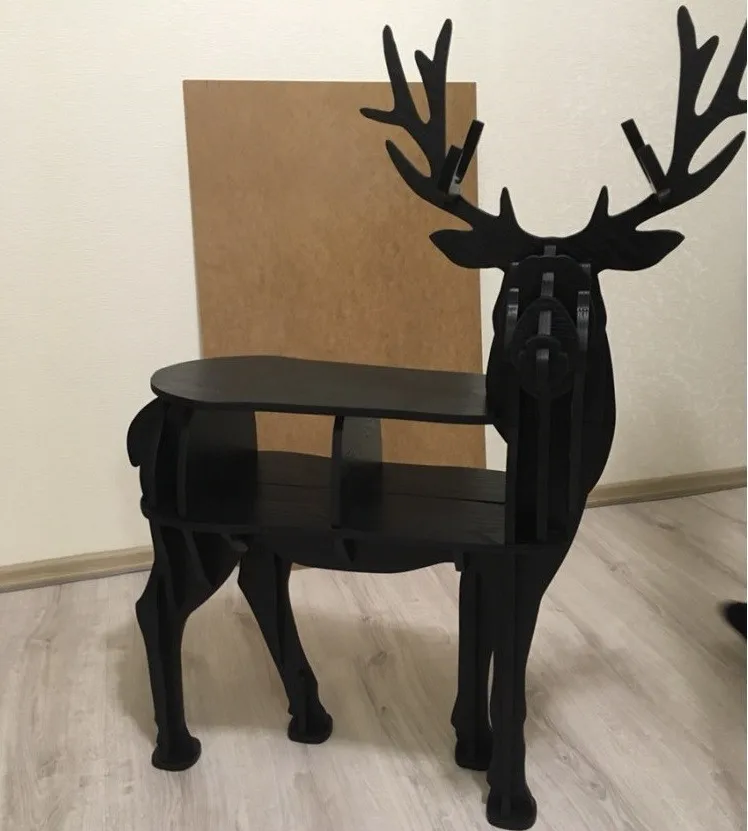 Sale New! High-end "S" size lookback reindeer table Wooden home furniture! self-build puzzle furniture 7 Sale New! High-end "S" size lookback reindeer table Wooden home furniture! self-build puzzle furniture 7