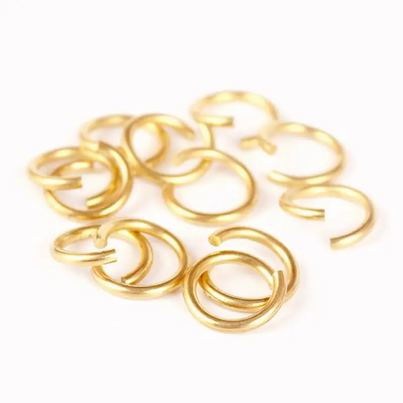 

200pcs 4 Sizes Mixed Color Metal Single Layer Open Link Jump Split Rings For Jewelry Making Findings Diy Accessories Wholesale