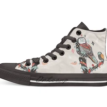 Милая Высокая Повседневная холщовая обувь кеды для дропшиппинг