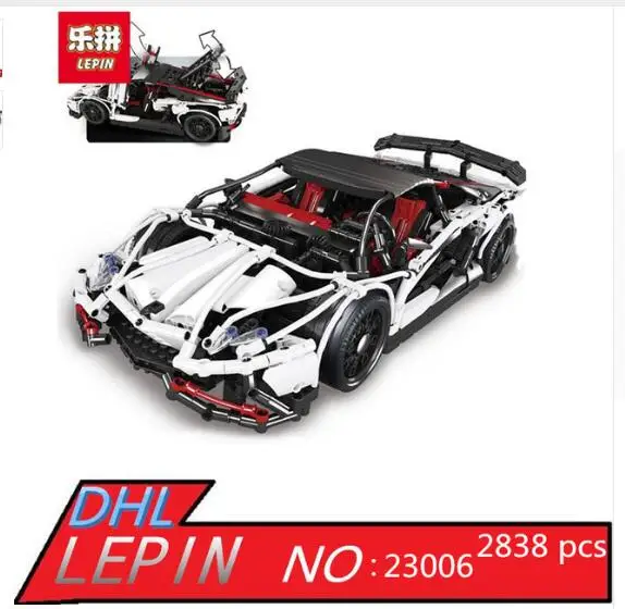 

IN STOCK Lepin 23006 2838pcs New Technic Series The Hatchback Type R Set Building Blocks Bricks Educational Toys Boy Gifts Model