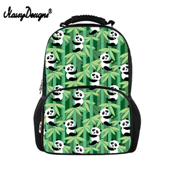 

Noisydesigns Woman Cartoon Panda Pattern School Backpack Daypack For Teen Girls Boys Schoolbag Students Men Book Bags Daily Back