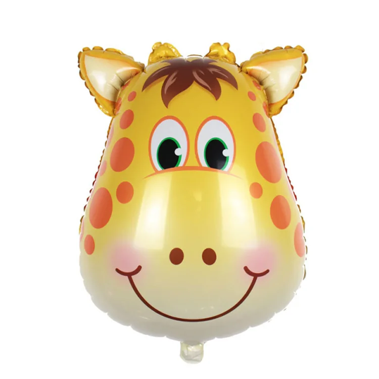 Мини фольга джунгли животное море динозавр Хэллоуин паук воздушный шар для фермы вечерние сафари вечерние украшения на день рождения детей - Color: Giraffe