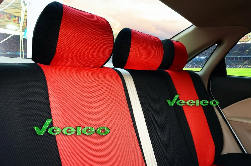 (Может шить логотип) Veeleo (Передние + Задние) универсальный Автомобиль Чехлы Для