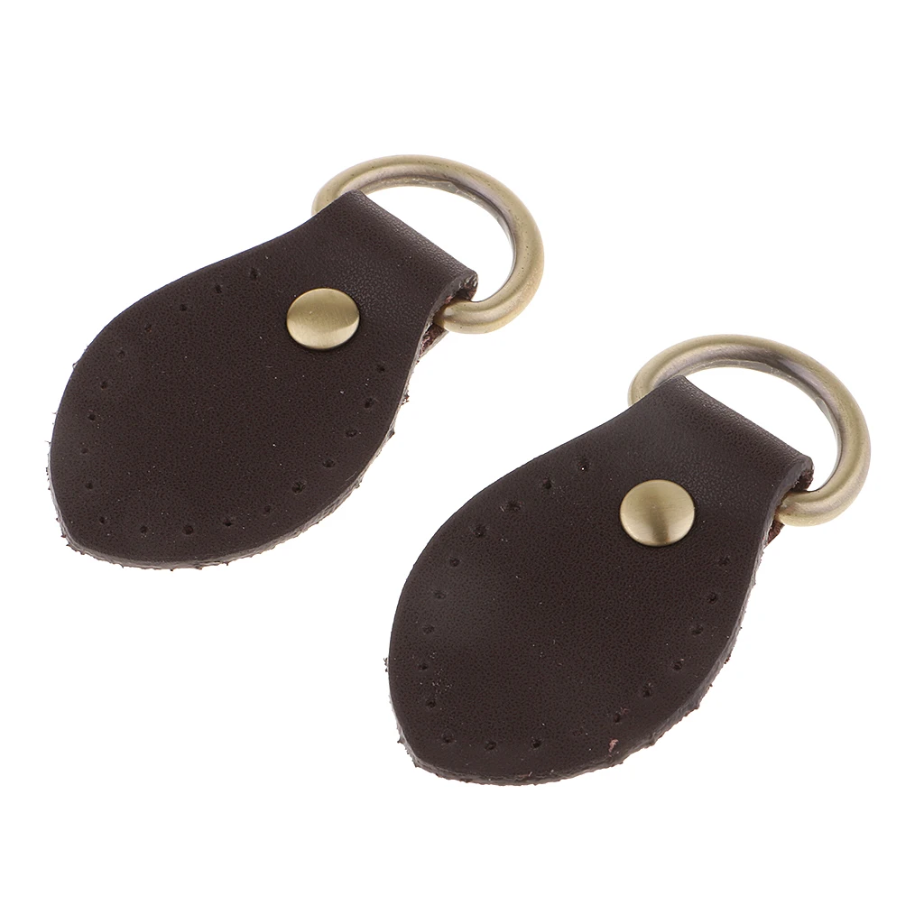 2pcs Sew on Leather Handle Buckles Tabs DIY Shoulder Bag Handbag Replacement
