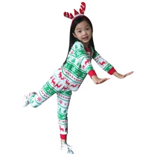 2016 New Baby Boys Girls Christmas Clothing Set Girl Reindeer Pajamas Kids Christmas Nightwear Cotton Pj's Pajamas 2-8Yrs 20E 2016 New Baby Boys Girls Christmas Clothing Set Girl Reindeer Pajamas Kids Christmas Nightwear Cotton Pj's Pajamas 2-8Yrs 20E
