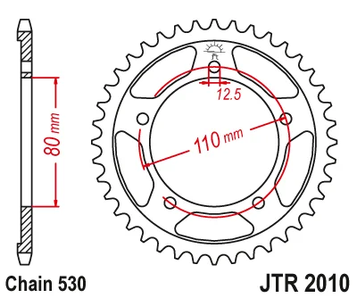 530 цепи 40т 41 Т 42 мотоцикла звездочки для Triumph 1200 трофей 96-03 для HONDA VF750 MAGNA 94-04 CB1000F 96-96 CBR1000F 89-95