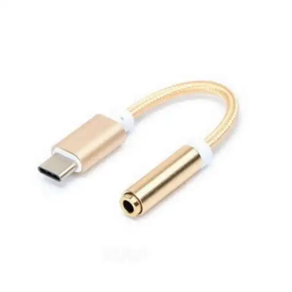 

Type-C to 3.5mm AUX Earphone Adapte Audio Jack Cable Converter Headphone Headset Conversion Plug for Xiaomi LeEco