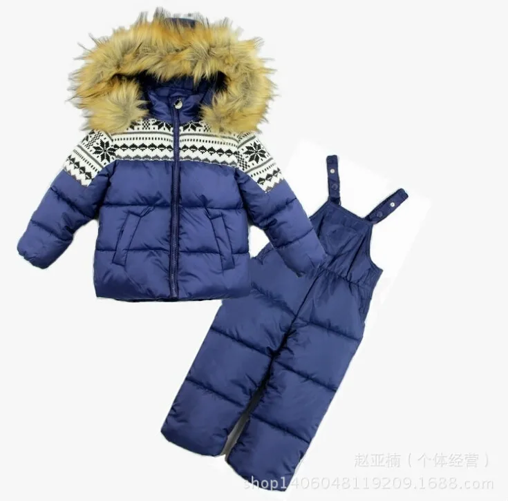 

2018 Children Winter Clothes for baby Girl boy kids infant jacket+pants rumper toddler kids clothing ski ski snow suit sets