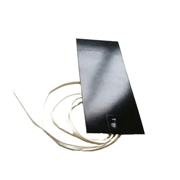 

200*500*1.5mm heat bed for 3d printer 220v 300w adhesive 1 side 100k thermistor 1000mm lead wire come out from middle of short
