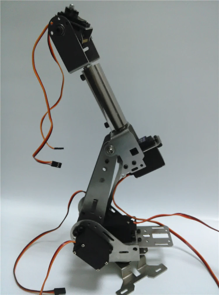 Hello Maker H675 ABB Industrial Robot Mechanical Arm 100% Alloy Six degrees of freedom Robot Arm Rack with 6 Servos