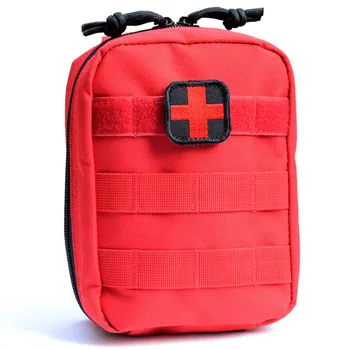 

Outdoor Emergency First Aid Tactical Medical Packs Molle Tactical Utility IFAK Pack Tactical Medic Bag Red Cross Patch Included