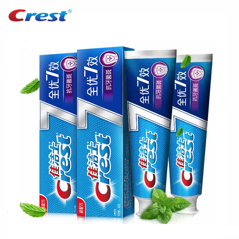 

Crest Toothpaste Multiple-effect Deep Clean Ultra White Teeth Toothpaste Dental Tooth Whitening Antiplaque Toothpastes 140g*2Pcs