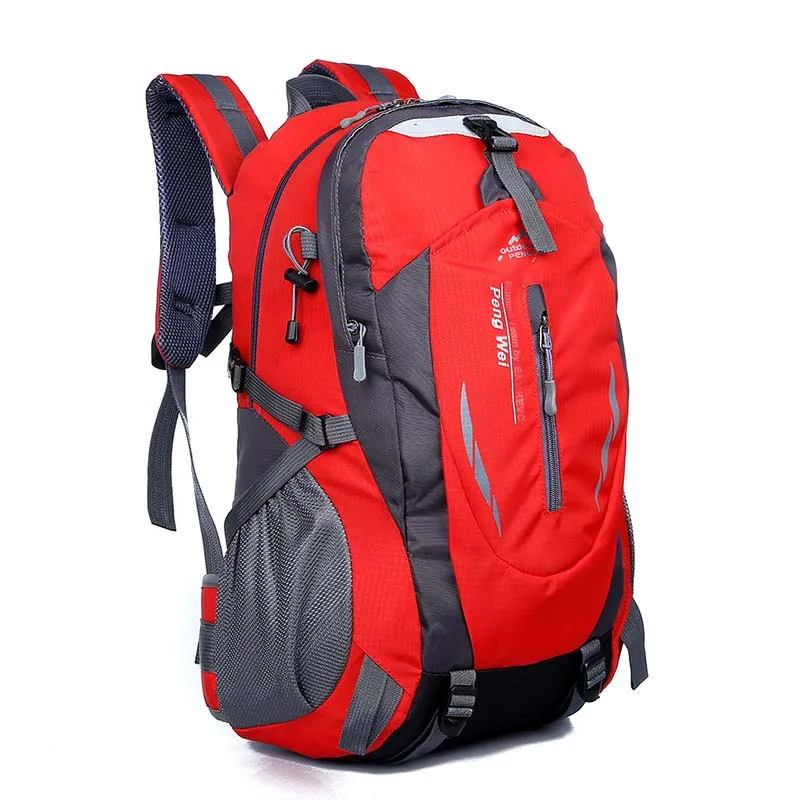 Горячее предложение, новинка, женский и мужской большой рюкзак для спорта на открытом воздухе, кемпинга, пешего туризма, сумка для спорта, велоспорта, альпинизма, сумка для путешествий - Цвет: Red