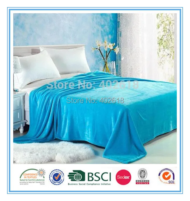 (1PCS/Lot) Blankets, Coral Fleece blanket, 100Coral fleece, Solid