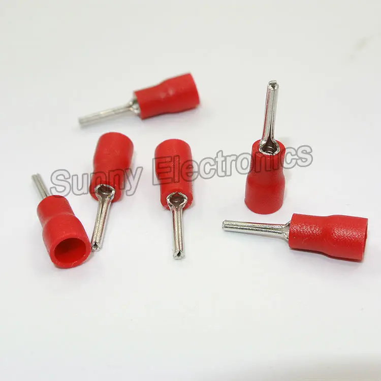 50pcs 22 16AWG Insulated Pin Terminals Electrical Splice Crimp Connector Auto Wiringin