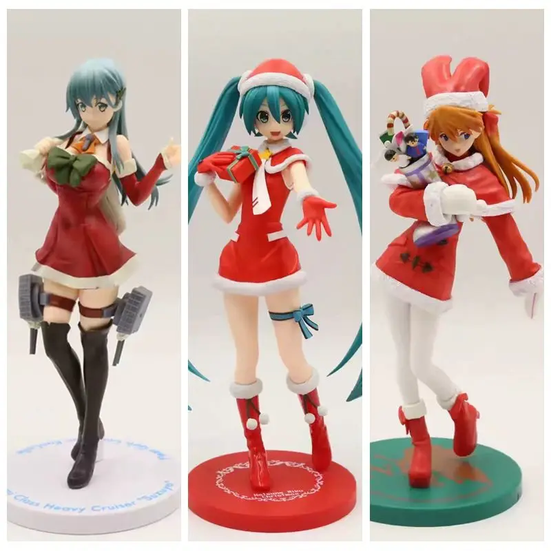 

16cm NEON GENESIS EVANGELION EVA Asuka Langley Soryu Christmas costume collectors action figure toys Christmas gift doll