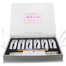 Новое поступление 1 комплект пластиковая магнитная линейка для бровей Перманентная мерка для макияжа линейка для бровей Перманентная Татуировка Инструмент позиционирование линейка