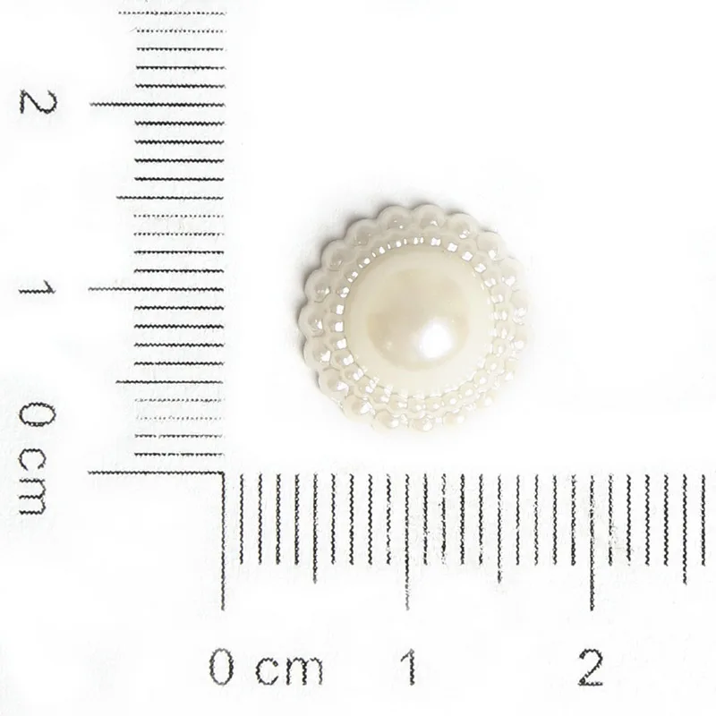 20-200 шт солнце цветок плоская спина, кабошон имитация пластика ABS жемчуг бисер для одежды для DIY скрапбукинга ручной работы - Цвет: Style4   100pcs