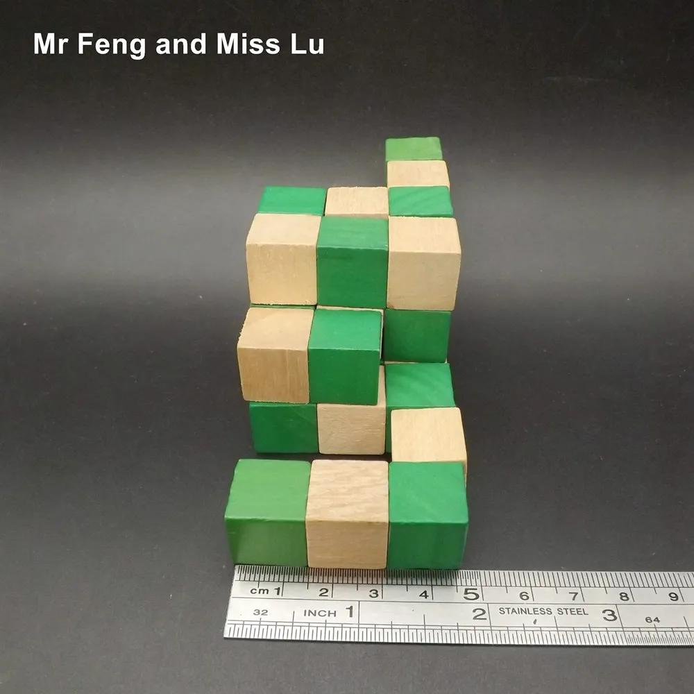 Kong Ming Blocco Togliere Palla Chiodata Di Legno Cubi Magici Giocattolo 