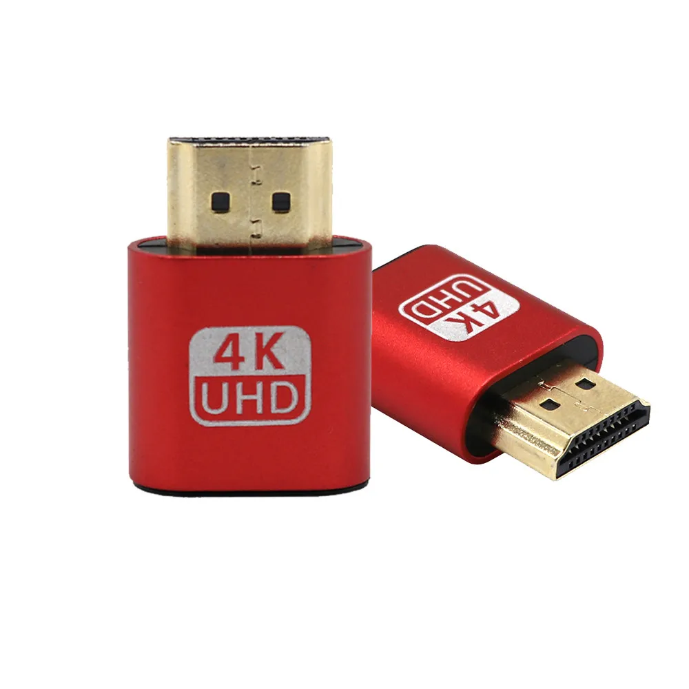 

High Recommend VGA Virtual Display Adapter HDMI 1.4 DDC EDID Dummy Plug Display Emulator usb adapter free Shippingdrop shopping