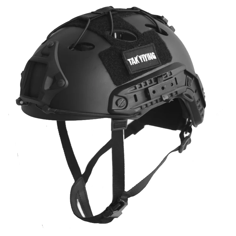 TAK YIYING Airsoft Tactical Helmet Black Hunting Helmetin Helmets from