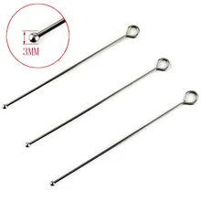 Лот из 10 шт. тату плунжерный Картридж ручка иглы бар из нержавеющей стали питания 87 мм/92 мм