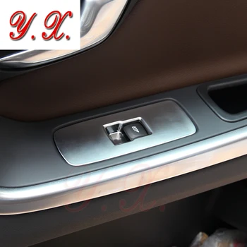 

Chrome ABS For Volvo Window Button Interior Trim Cover Decorative Sticker For Volvo XC60 S60 S60l V60 High quality Accessories