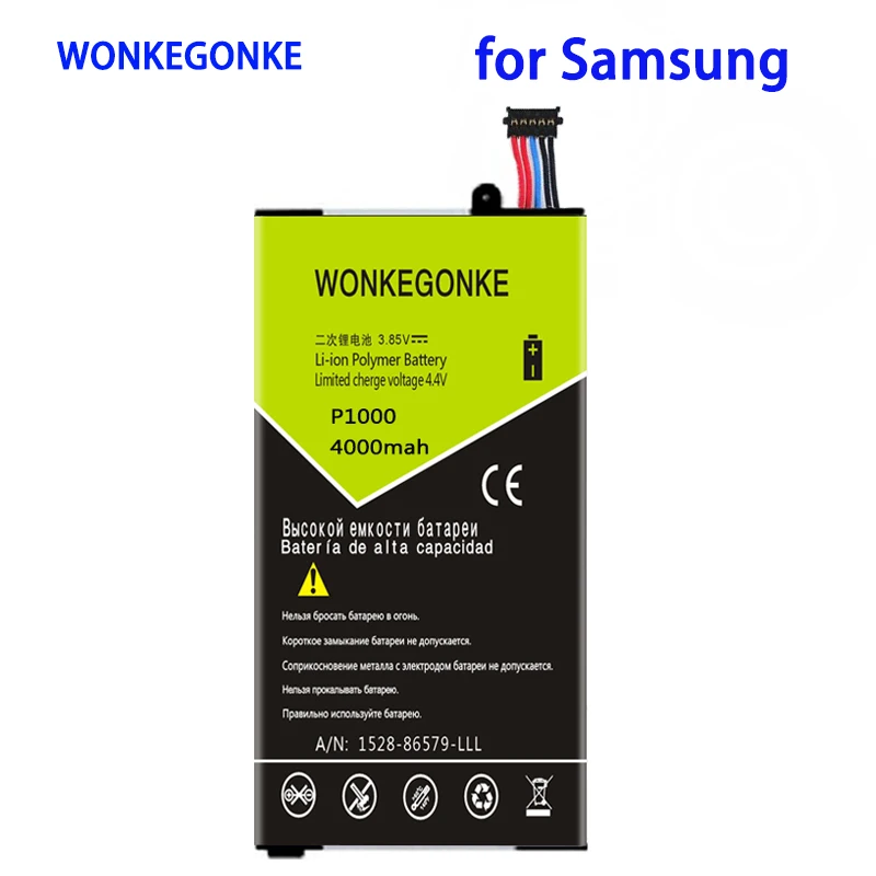 WONKEGONKE 4000mah SP4960C3A For Samsung Galaxy Tab P1000 P1010 GT