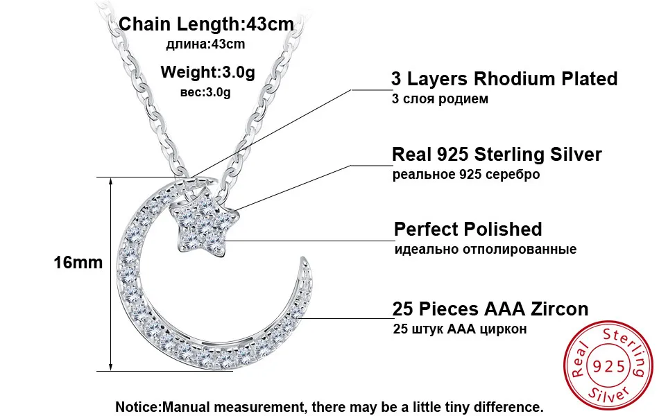 Effie queen блестящая двойная звезда кулон ожерелье стерлингового серебра 925 AAA кубический циркон найти ювелирные изделия для женщин вечерние подарок BN82