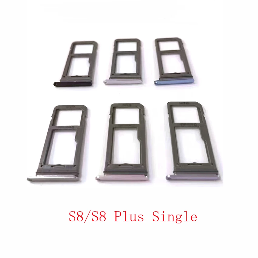 Для samsung Galaxy S8 G950 S8 Plus G955 sim-карта лоток SIM держатель для карт слот для карт Одиночная двойная версия