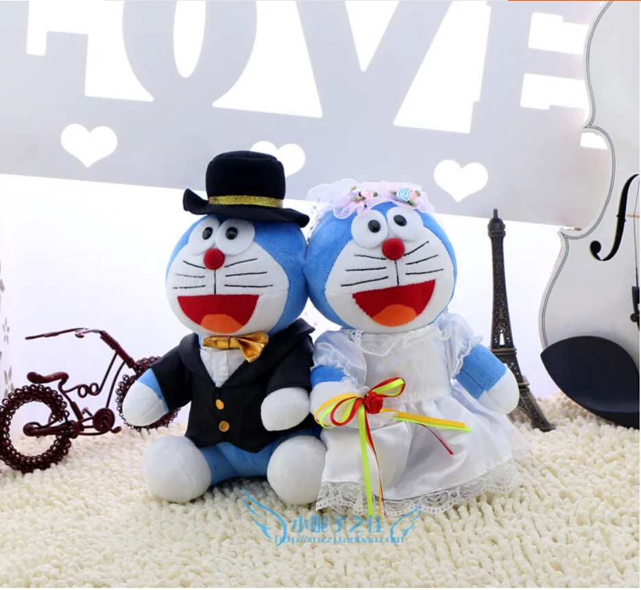 doraemon wedding doll