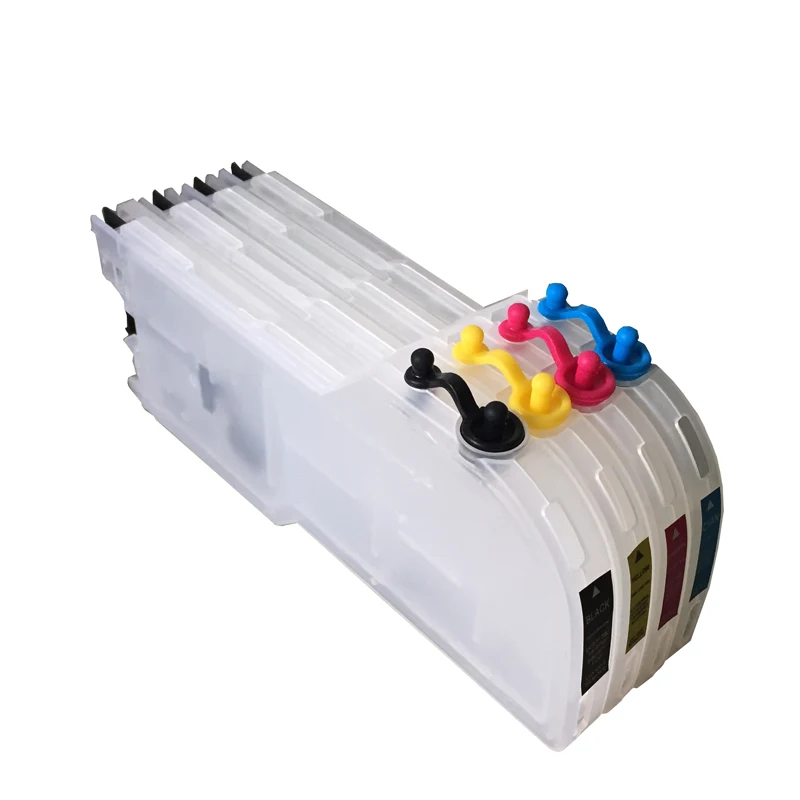 

LC39 LC985 LC60 LC975 Long Type Refillable Ink Cartridge for Brother MFC J220 J265W J410 J415W Printer