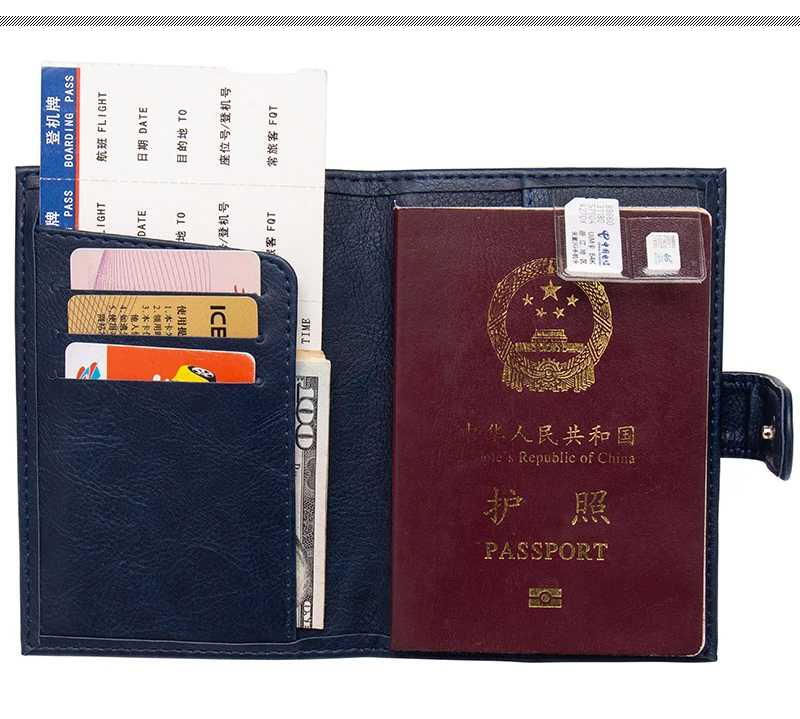 Российский Металл двуглавый орел Пряжка Национальный паспорт обложка встроенный RFID Блокировка защиты личной информации
