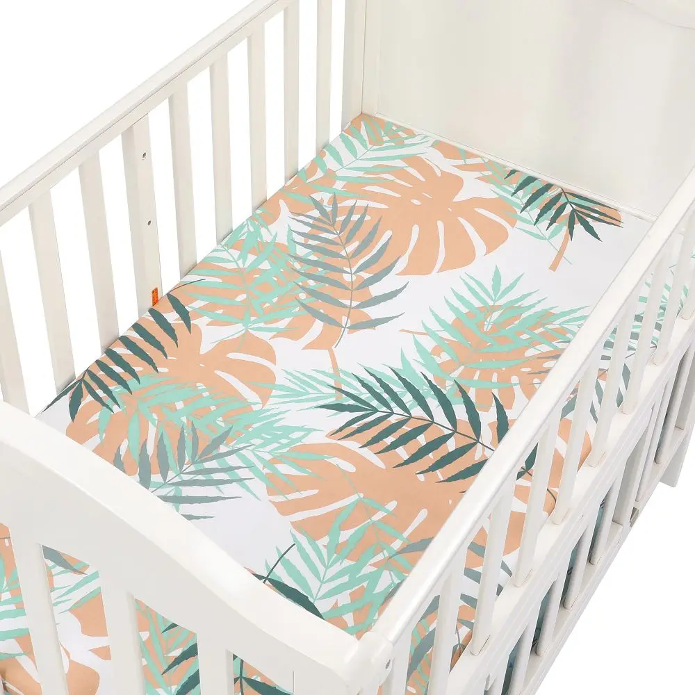 100% Cotton Crib Fitted Sheet Soft Breathable Baby Bed Mattress Cover Cartoon Newborn Bedding For Cot Size 130*70cm 100% Cotton Crib Fitted Sheet Soft Breathable Baby Bed Mattress Cover Cartoon Newborn Bedding For Cot Size 130*70cm