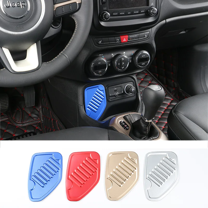 Us 9 99 50 Off Shineka Interior Usb Adapter Connector Jack Left Side Decoration Flat Cover For Jeep Renegade 1 4t 2016 2019 Car Styling In Interior