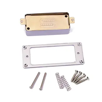

Guitar Pickup Cover Set Sliver For GB LP Mini Humbucker pickup