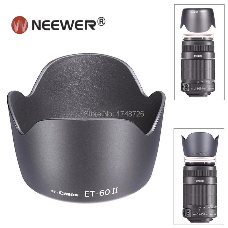 Neewer Lens Hood Et 60 Ii For Canon Ef 75 300mm F 4 0 5 6 Usm Ii Ii Usm Iii Iii Usm Lenses Canon Ef S 55 250mm Is Lens Lens Hood Canon Ef Lens Hoodlens