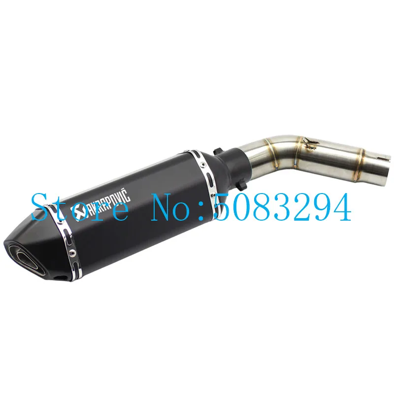 Arkapovic For GRS750 Motorcycle Exhaust Link Pipe Muffler Escape With DB Killer Motorbike Exhuast Full System in Stock