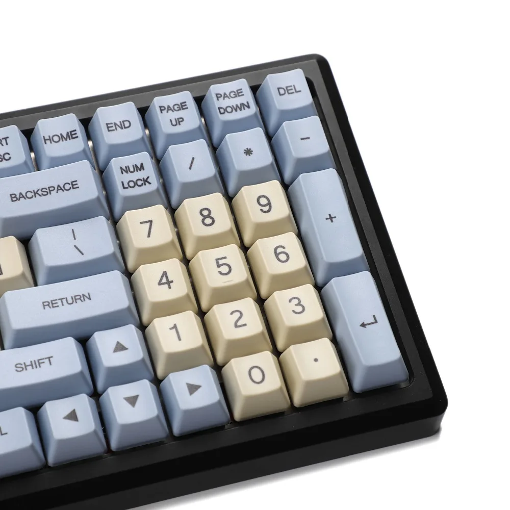 YMDK Dye Sub Dye Sublimation 96 84 ANSI ISO Keyset OEM Thick PBT Keycap for MX Mechanical Keyboard YMD96 RS96 YMD75 KBD75 FC980M (Only Keycap Godspeed