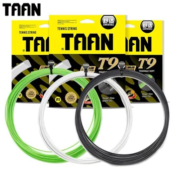 

TAAN 2pcs/lot 1.15mm Tennis Racket String Soft Poly Triangle Tennis Training Control String 12m Synthetic Soft String T9