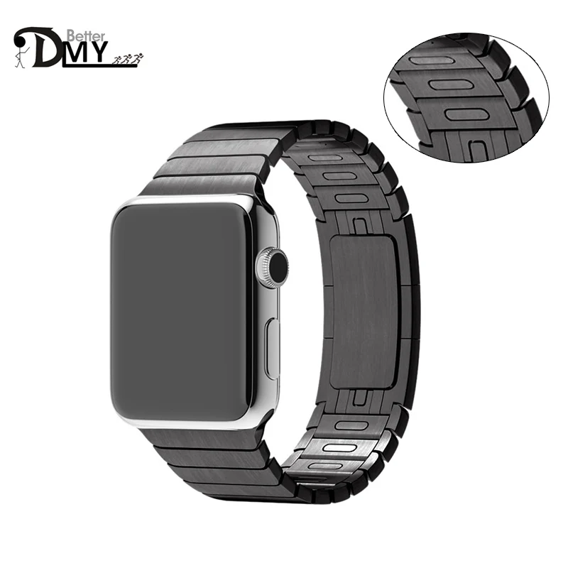 

2017 high quality loop Link Bracelet band stainless steel For Apple Watch strap 1:1 original apple watch band 38 42 without Tool
