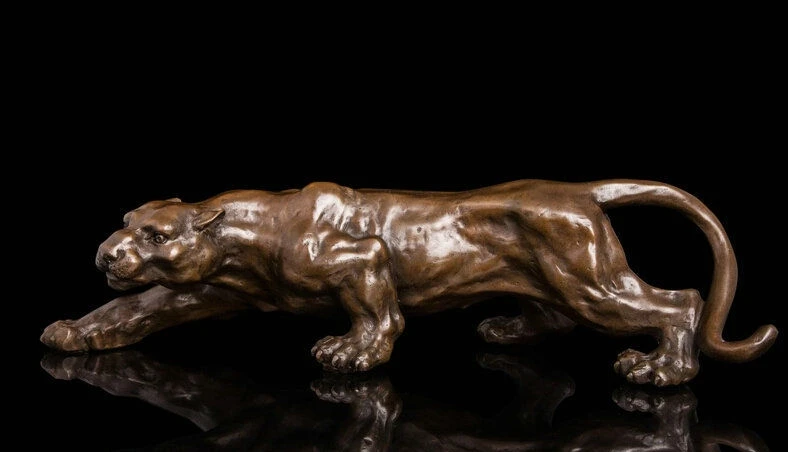 

Art Deco Sculpture Jaguar Panther Animal Bronze Statue