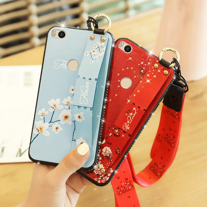 Роскошный чехол с цветочным ремешком для Xiaomi Mi 9 Redmi Note 7 6 Pro 5 Plus 6A Xiomi 8 Lite A2 A1 Mi9
