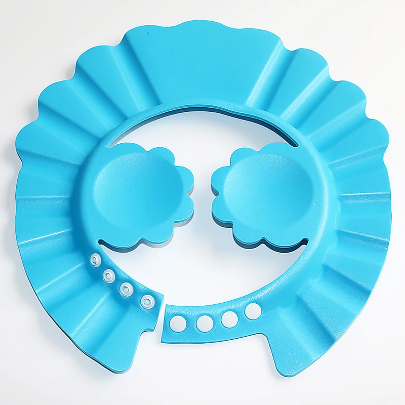 3 Colors EVA Soft And Comfortable Baby Wash Hat Adjustable Ear Baby