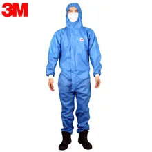 3 м Защитный Комбинезон 4532 с капюшоном радиоактивных костюм с эластичной резинкой на талии, Костюмы Тип 5 и 6 LO001