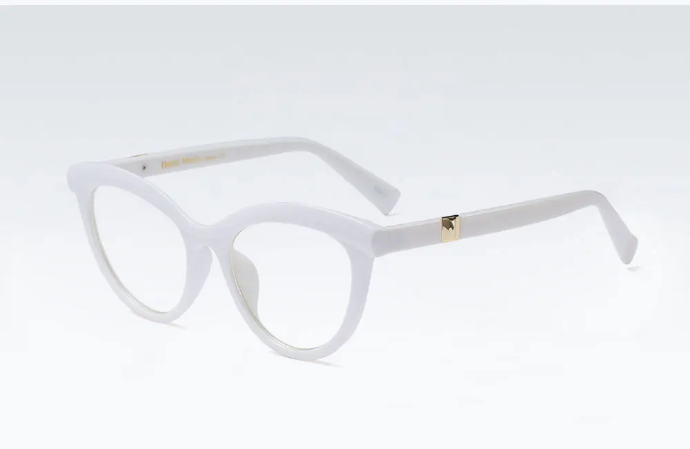 VEGA New Fashion CatEye Glasses Frame Ladies Women Eyeglasses Frames Women Cat Eye Brand Design Clear Lenses Black Leopard 214 (15)