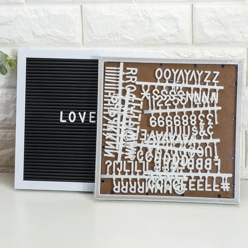 New Wooden Decorative Letter Board Figurines And Miniatures Home